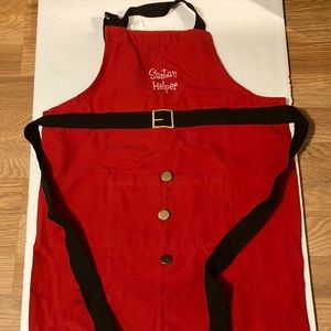 Kay Dee Designs Santa Helper kids red apron